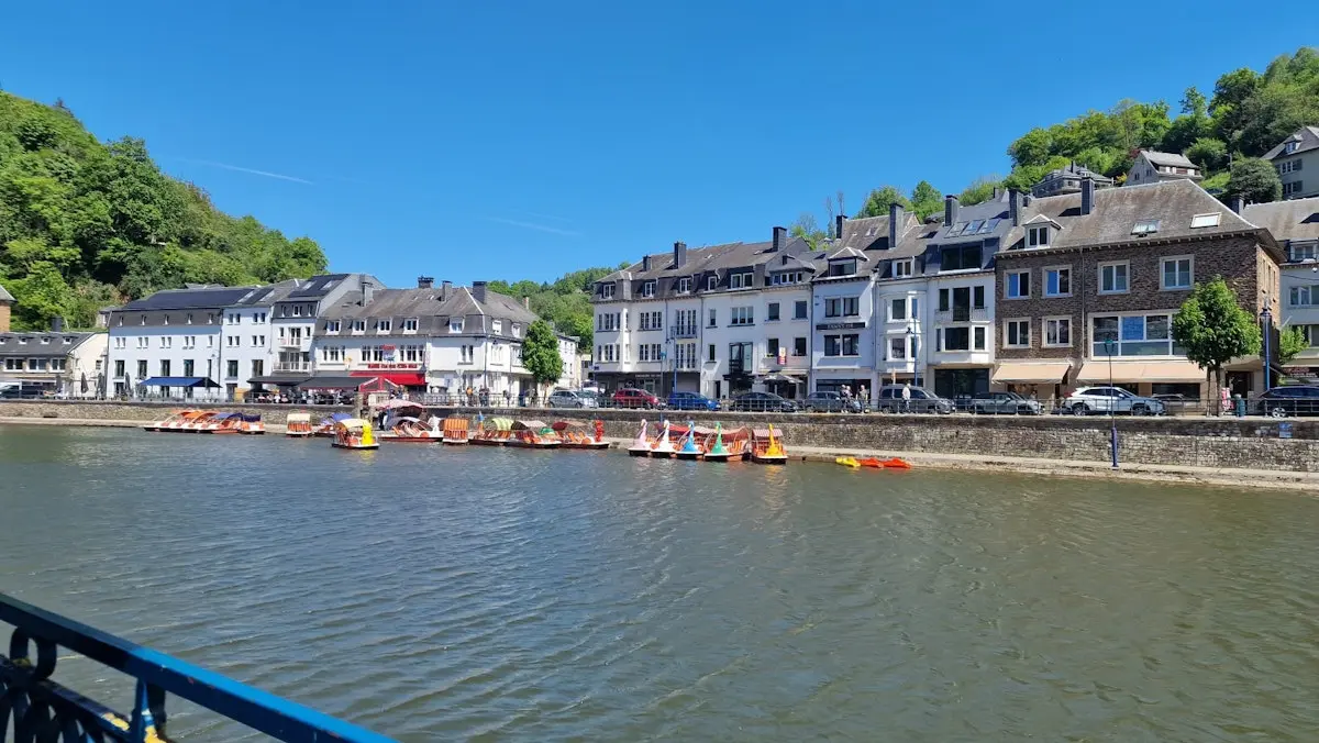 Pedal boating on the Semois